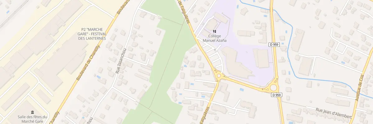 Plan du 921 Av de Falguières à Montauban