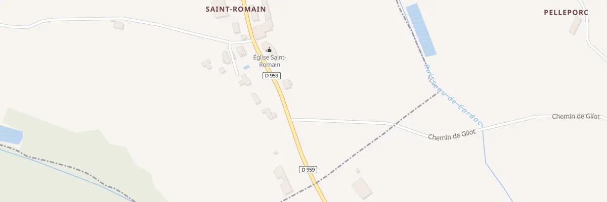 Plan du 41 Che de Gilot à Puycornet