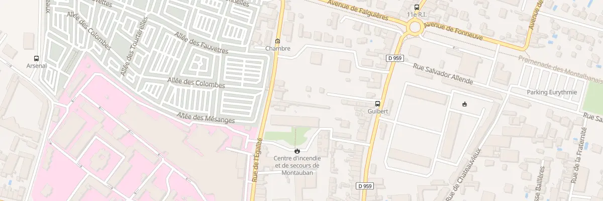 Plan du 20 Rue de l’Egalité à Montauban