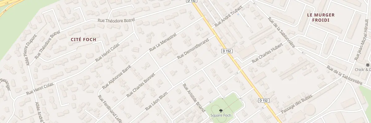 Plan du 9 Rue Demontferrand à Dreux
