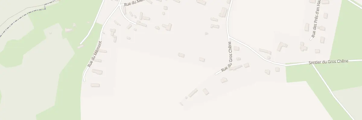 Plan du 242 Rue du Gros Chene à Perruel