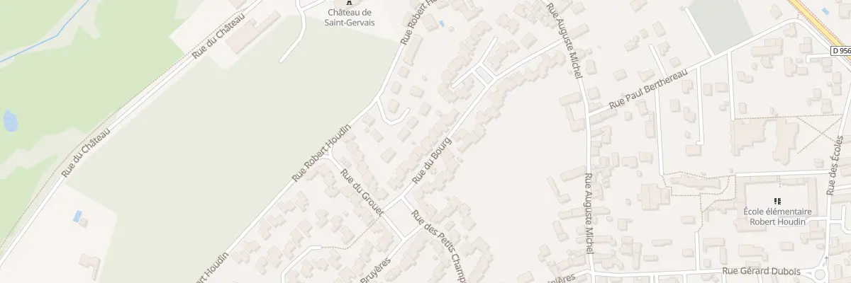 Plan du 9 Rue du Bourg à Saint-Gervais-la-Forêt