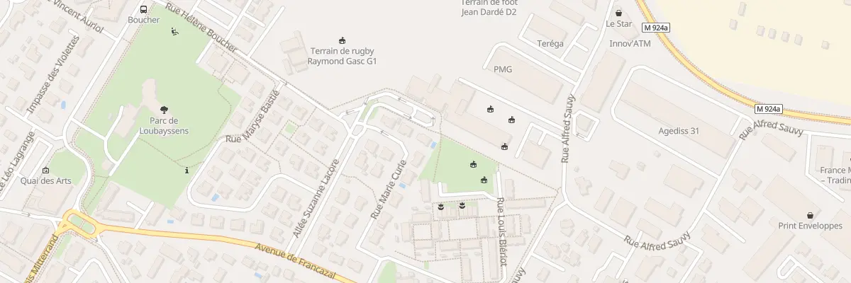 Plan du 5 Rue Marie Curie à Cugnaux