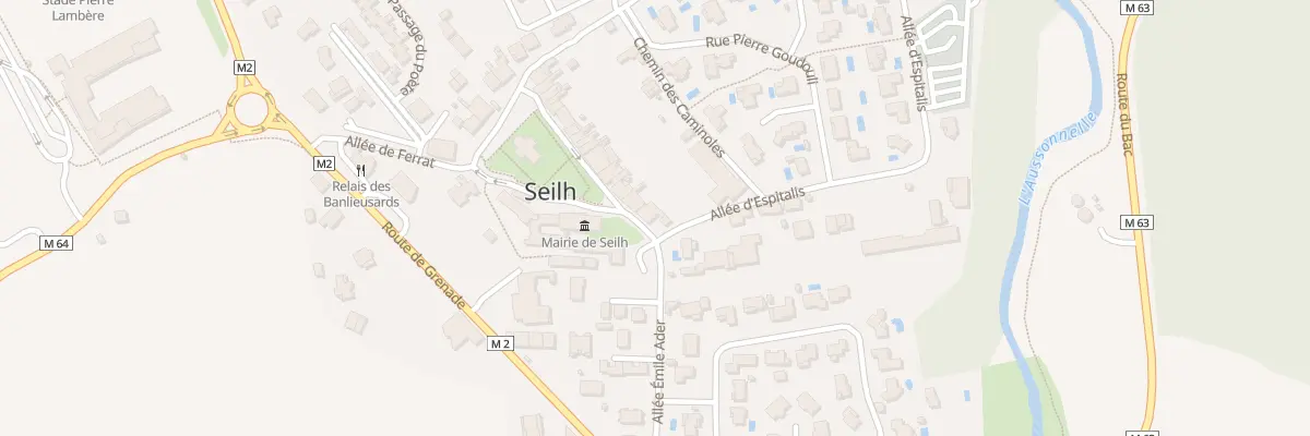 Plan du 24 Pl de Roaldès du Bourg à Seilh