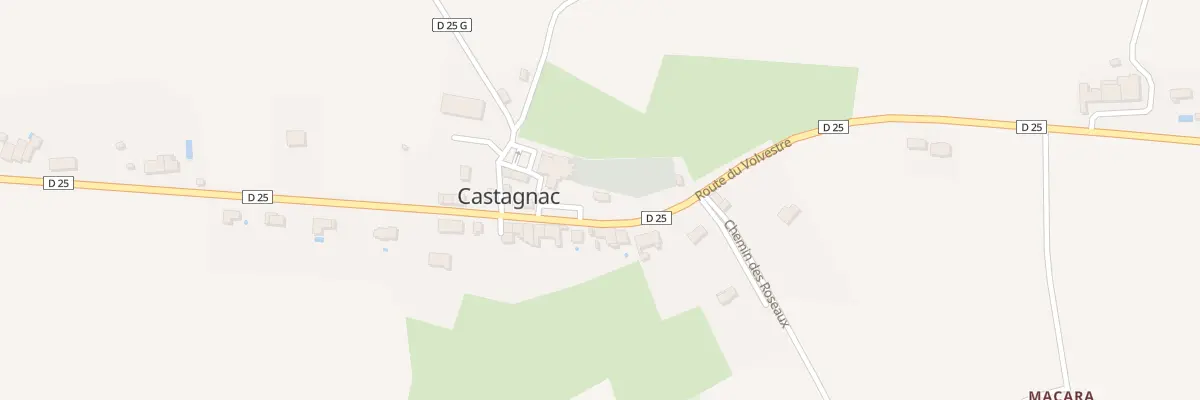 Plan du 82 Le Village à Castagnac