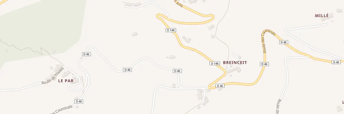 Plan du 279 Bertranet à Boussenac