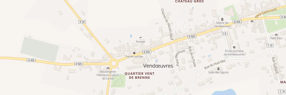 Plan du 5 Rue Grande à Vendœuvres