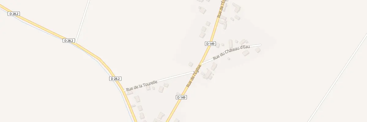 Plan du 9 Rue de l’Église à Sandarville