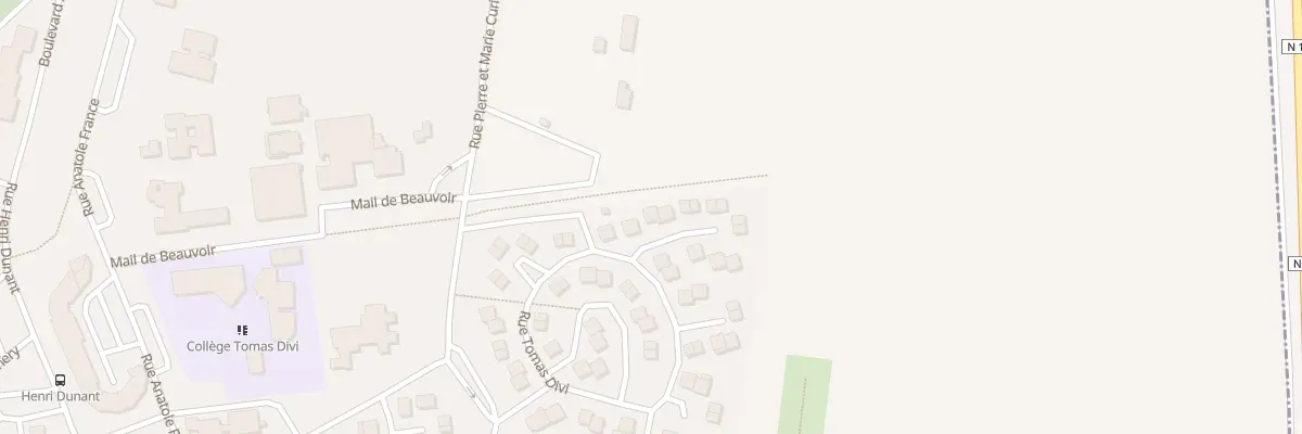 Plan du 6 Rue Tomas Divi à Châteaudun