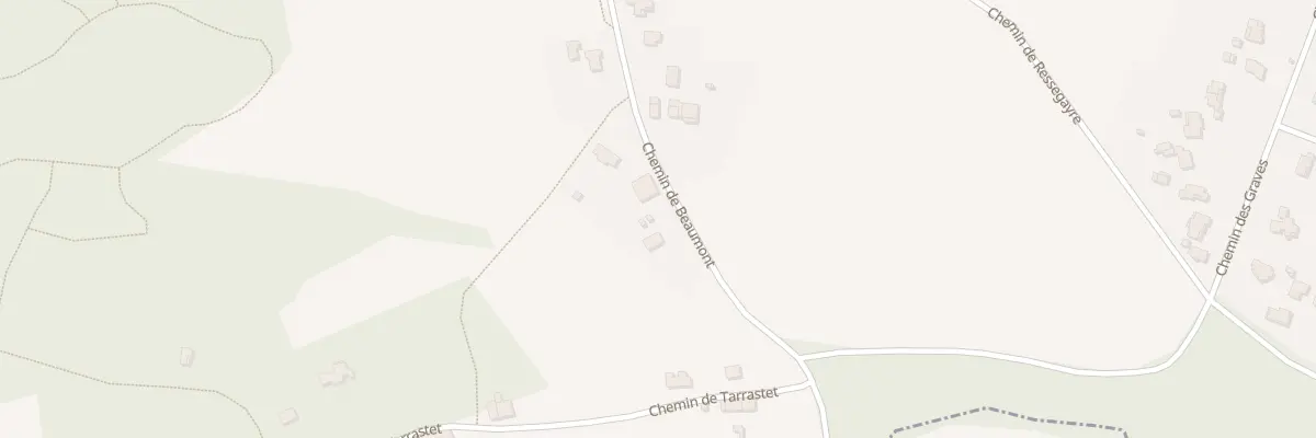 Plan du 2400 Che de Beaumont à Eaunes