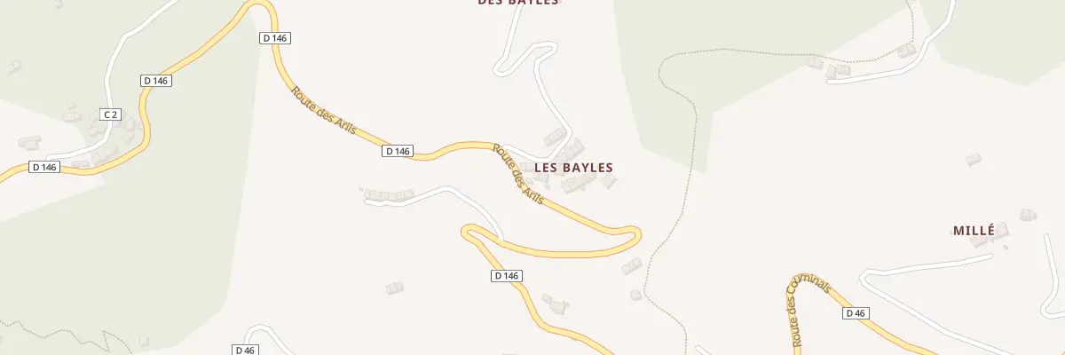 Plan du 290 Les Bayles à Boussenac