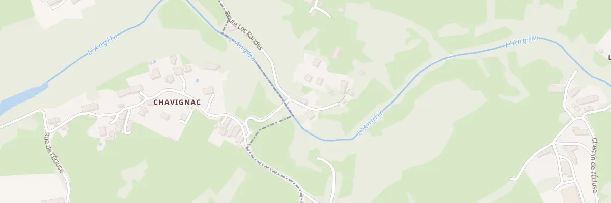 Plan du 3 Les Randes à La Châtre-Langlin