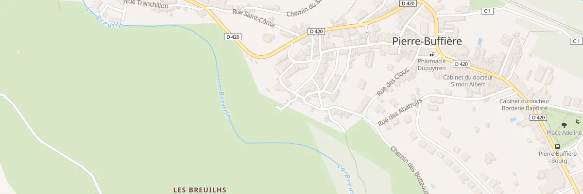 Plan du 5071 Rue des Hors à Pierre-Buffière