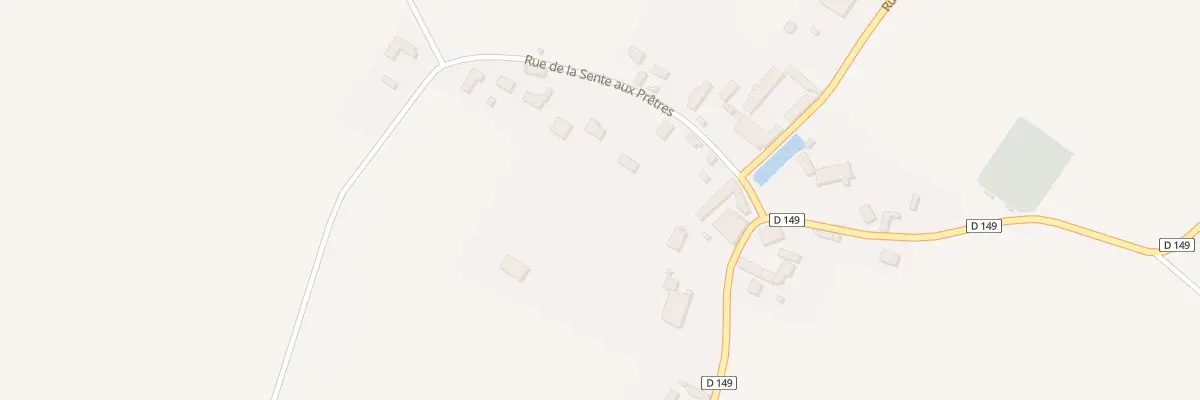 Plan du 15 Rue de la Sente aux Prêtres à Sandarville