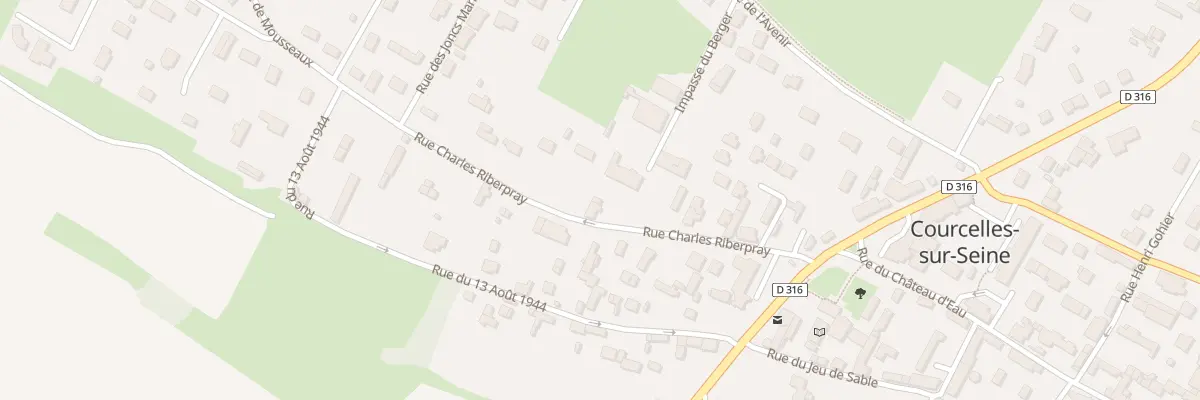 Plan du 13T Rue Charles Riberpray à Courcelles-sur-Seine