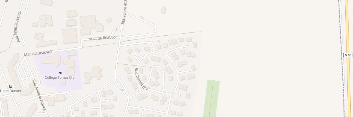 Plan du 30 Rue Tomas Divi à Châteaudun