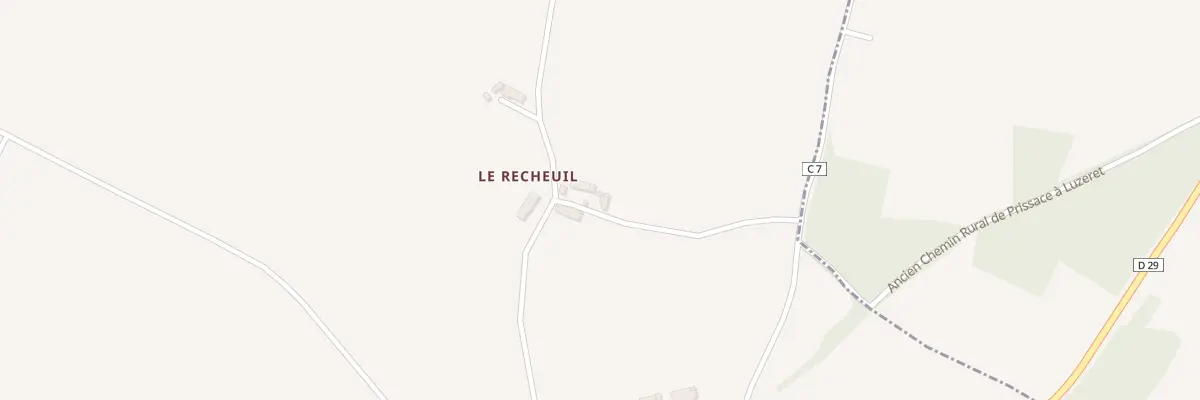 Plan du 5098 Le Recheuil à Sacierges-Saint-Martin