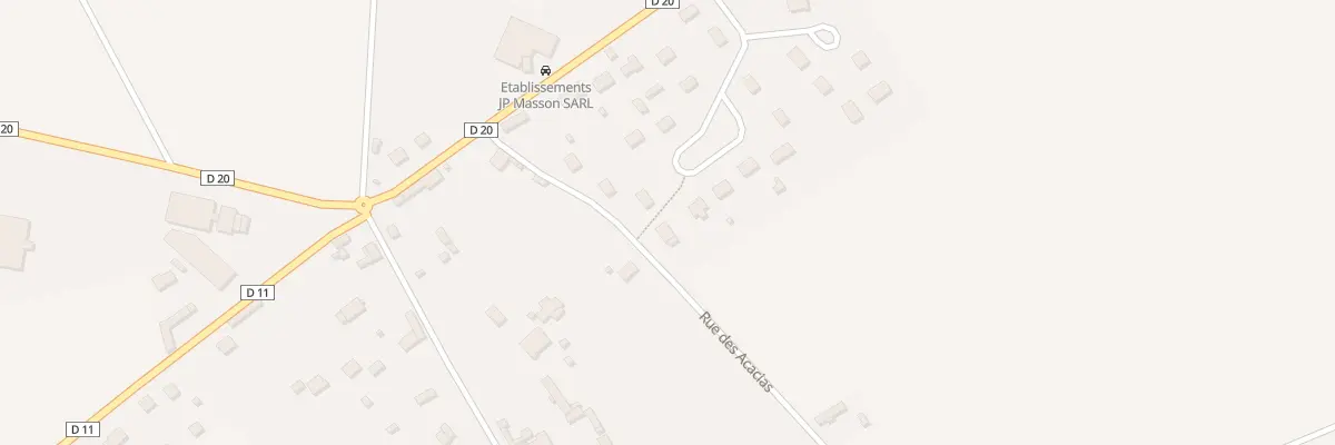 Plan du 7 Rue des Acacias à Houville-en-Vexin