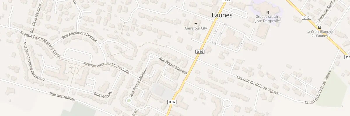 Plan du 8 Rue André Malraux à Eaunes