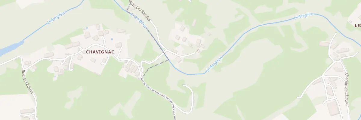 Plan du 4 Les Randes à La Châtre-Langlin