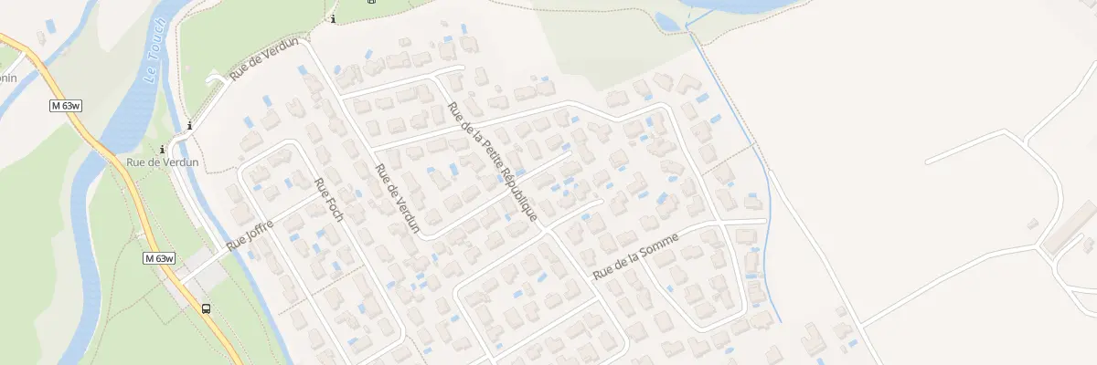 Plan du 34 Rue de Verdun à Tournefeuille