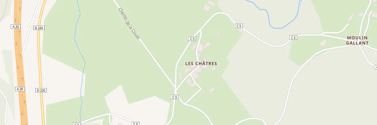 Plan du 6 Les Châtres à Razès