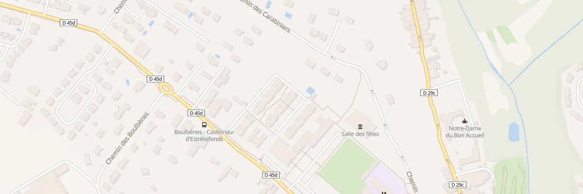 Plan du 12 Av de Montauban à Castelnau-d’Estrétefonds