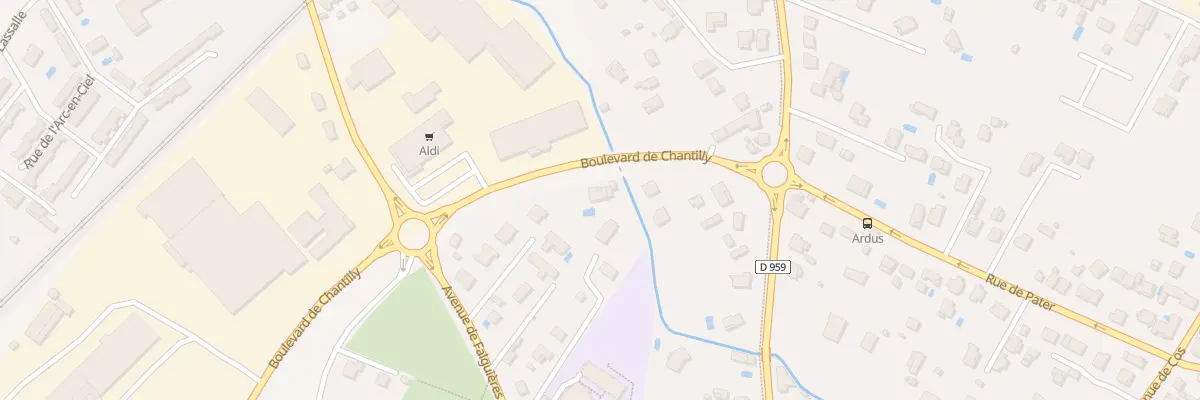 Plan du 1710 Bd de Chantilly à Montauban