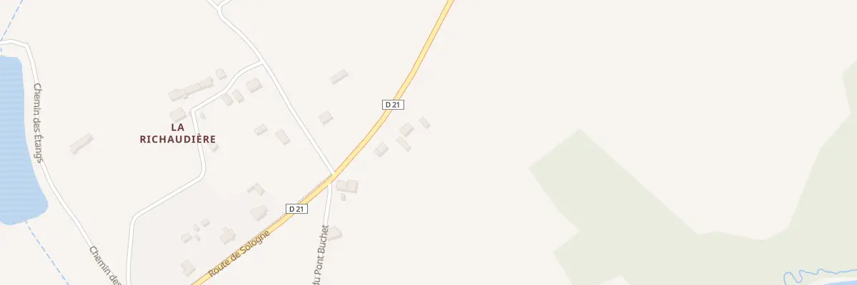 Plan du 28 Rte de Sologne à Choussy