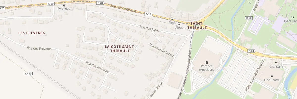 Plan du 15 Imp du Larzac à Vernouillet