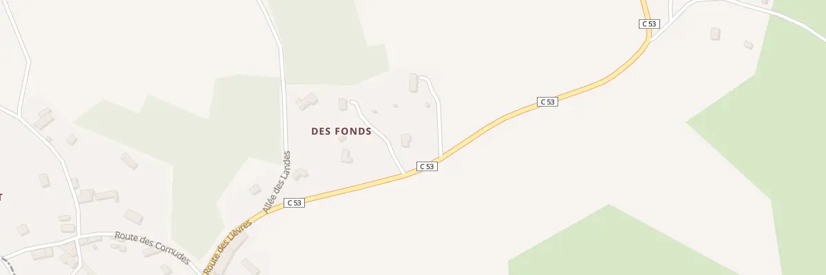 Plan du 25 Rte des Lièvres à Eyjeaux