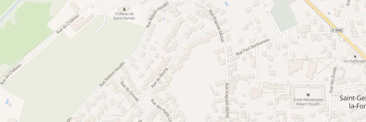 Plan du 20 Rue du Bourg à Saint-Gervais-la-Forêt
