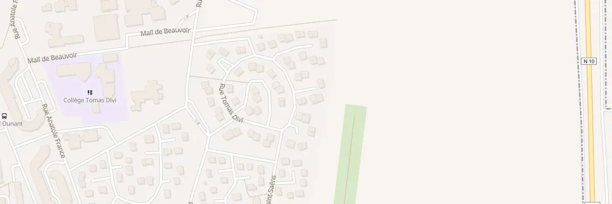 Plan du 44 Rue Tomas Divi à Châteaudun