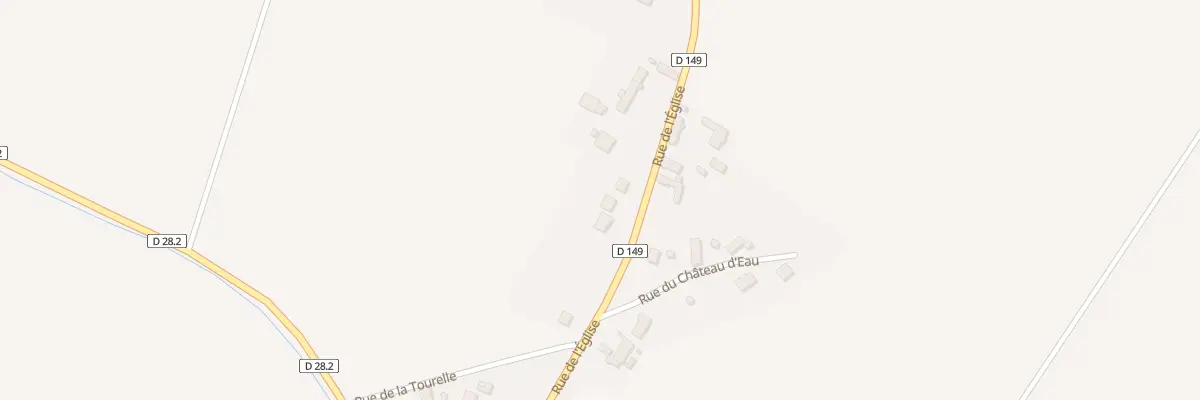 Plan du 13B Rue de l’Église à Sandarville