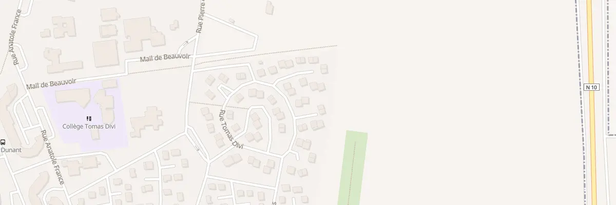 Plan du 34 Rue Tomas Divi à Châteaudun