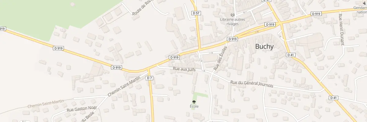 Plan du 249 Rte de Rouen Buchy à Buchy