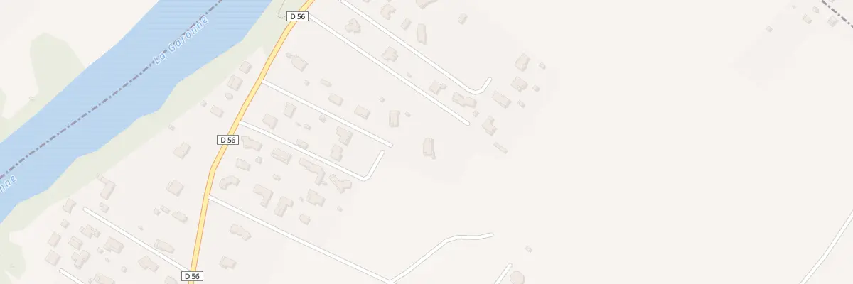 Plan du 58 Che de Roquettes à Saubens