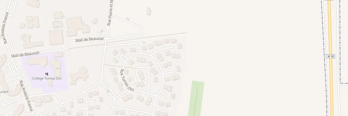 Plan du 24 Rue Tomas Divi à Châteaudun