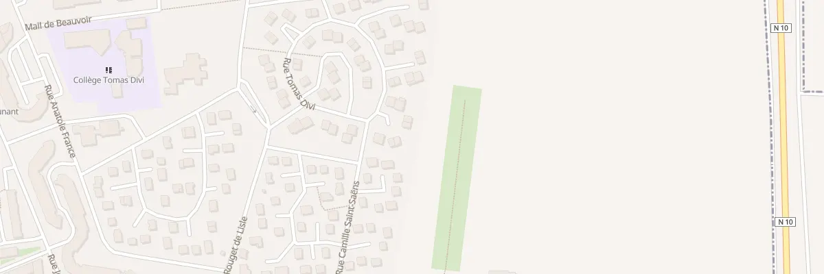 Plan du 54 Rue Tomas Divi à Châteaudun
