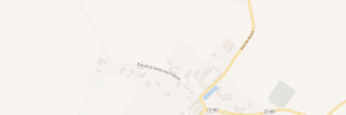 Plan du 20 Rue de la Sente aux Prêtres à Sandarville