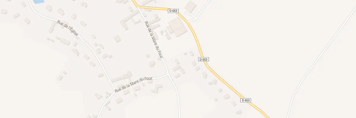 Plan du 13 Rue de la Mare du Four au Plessis-Hébert