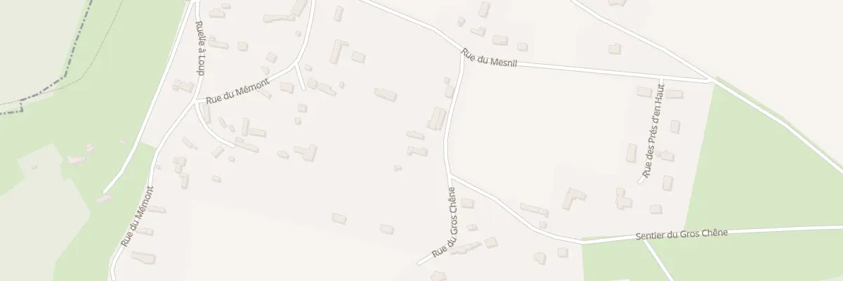 Plan du 104 Rue du Gros Chene à Perruel