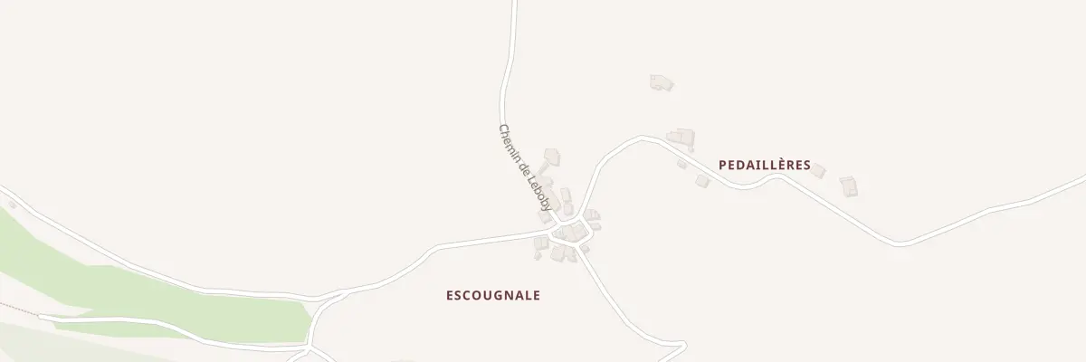 Plan du 5002 Escougnals de Dessus à Allières