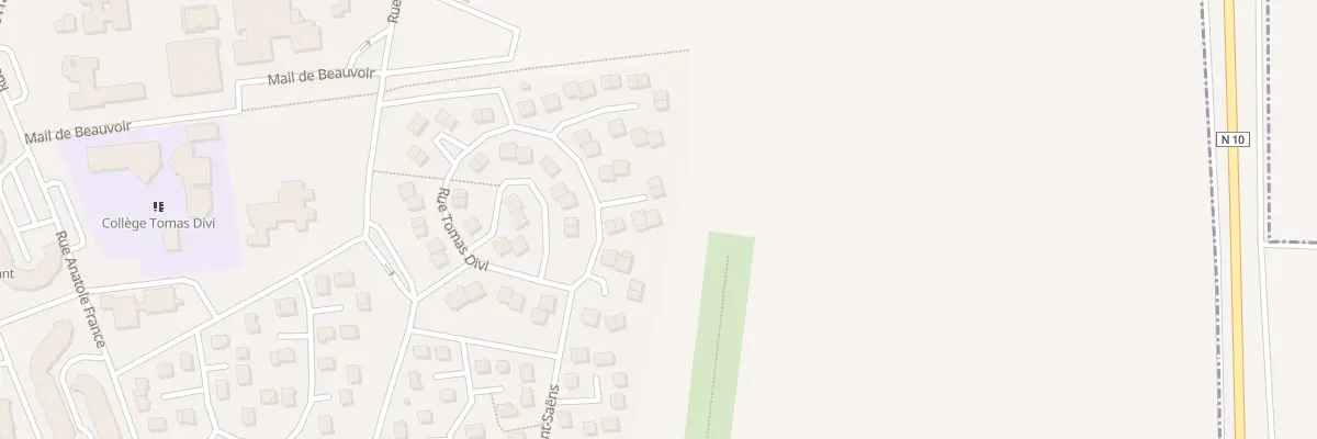 Plan du 40 Rue Tomas Divi à Châteaudun