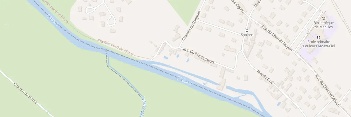 Plan du 11 Rue du Maubuisson à Ménilles