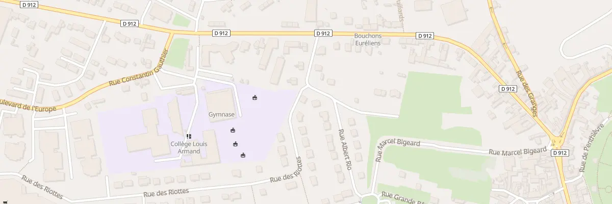 Plan du 14 Rue Alfred Guérin à Dreux