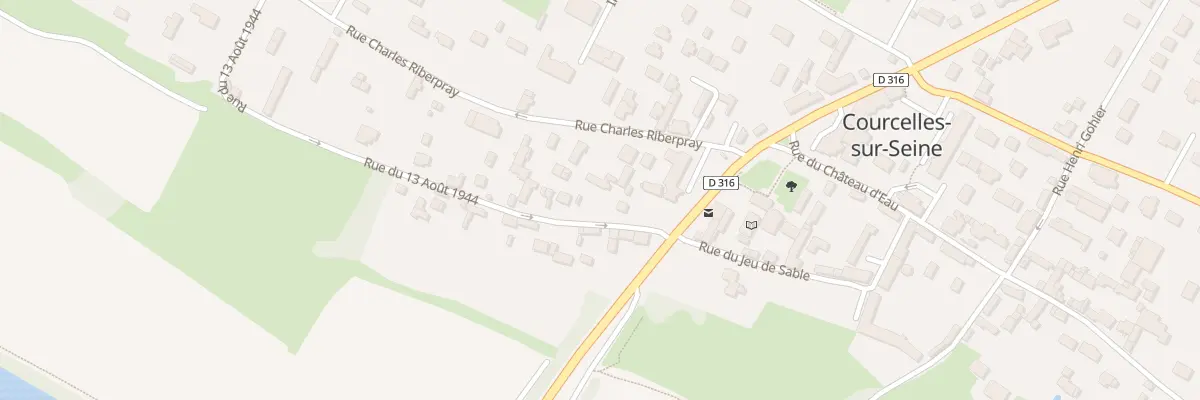 Plan du 5 Rue du 13 Août 1944 à Courcelles-sur-Seine