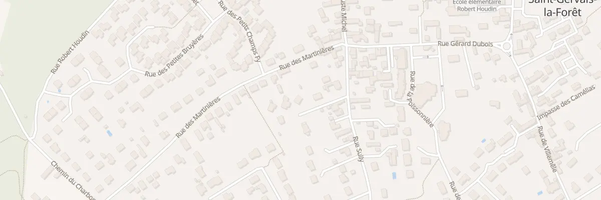 Plan du 4 Imp Georges Cordier à Saint-Gervais-la-Forêt