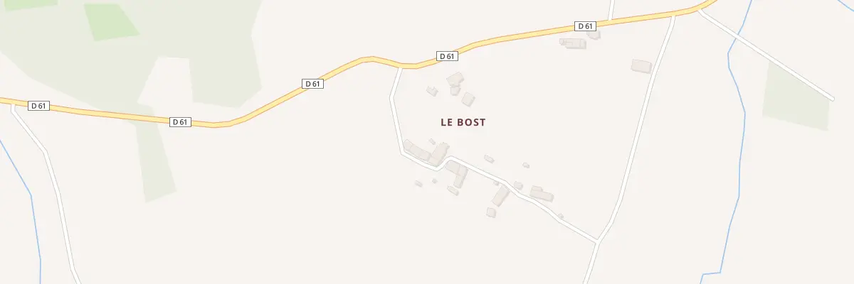 Plan du 17 Le Bost à Arnac-la-Poste
