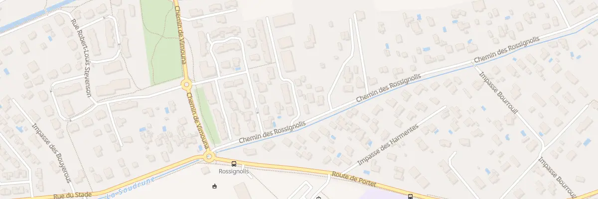 Plan du 23 Che de Rossignolis à Villeneuve-Tolosane